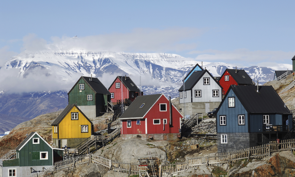 Grønland i fugleperspektiv