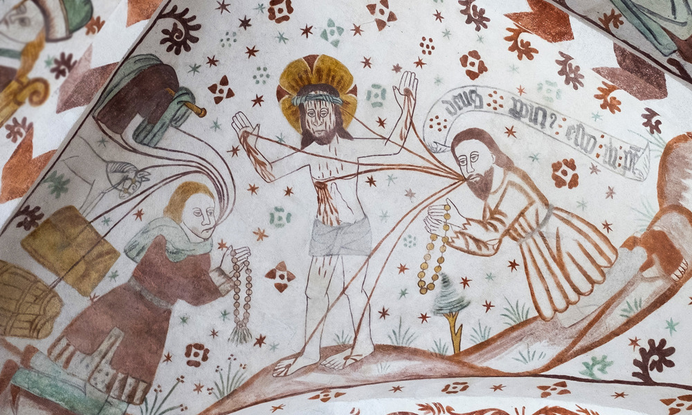 Middelalderens billedverden – kalkmalerier i danske kirker