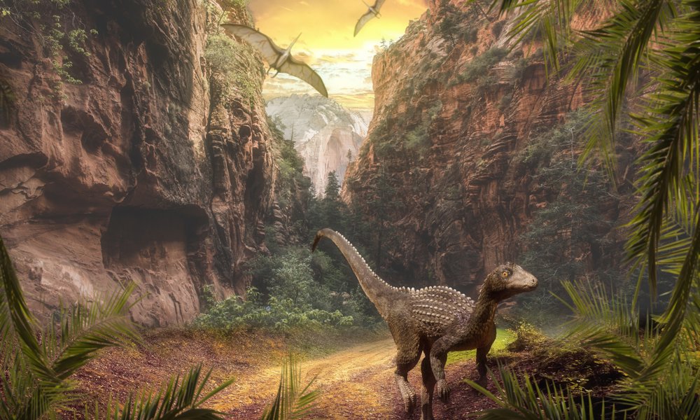 Fra dinosaurernes tid: Mesozoikum